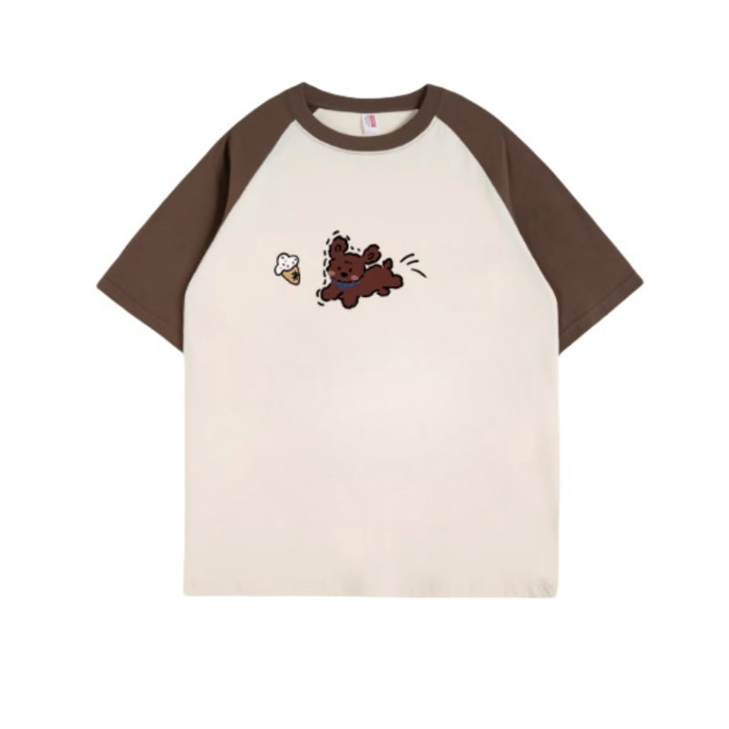 Creative Style Puppy Graphic T-Shirt